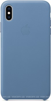 Фото Apple iPhone XS Max Leather Case Cornflower (MVFX2)