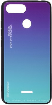 Фото BeCover Gradient Glass Xiaomi Redmi 6A Purple-Blue (703588)