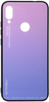 Фото BeCover Gradient Glass Xiaomi Redmi 7 Pink-Purple (703594)