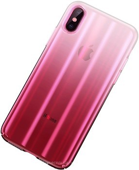 Фото Baseus Aurora for Apple iPhone Xs Max Pink (WIAPIPH65-JG04)