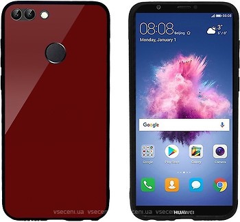 Фото Intaleo Real Glass for Huawei P Smart Red
