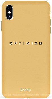 Фото Pump Silicone Minimalistic Case for Apple iPhone Xs Max Optimism (PMSLMNXSMAX-13/223)