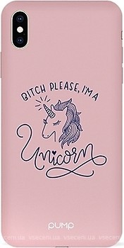 Фото Pump Silicone Minimalistic Case for Apple iPhone Xs Max Unicorn Girl (PMSLMNXSMAX-2/229)