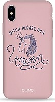 Фото Pump Silicone Minimalistic Case for Apple iPhone X/Xs Unicorn Girl (PMSLMNX/XS-2/216)