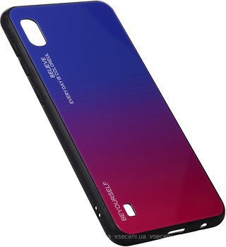 Фото BeCover Gradient Glass Vivo Y91C Blue-Red (704048)