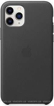 Фото Apple iPhone 11 Pro Leather Case Black (MWYE2)