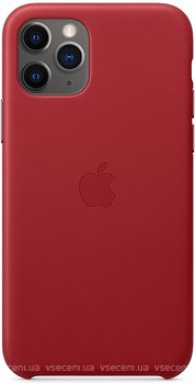 Фото Apple iPhone 11 Pro Leather Case Product Red (MWYF2)