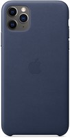 Фото Apple iPhone 11 Pro Max Leather Case Midnight Blue (MX0G2)