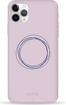 Фото Pump Silicone Minimalistic Case for Apple iPhone 11 Pro Max Circles on Light (PMSLMN11PROMAX-6/168)