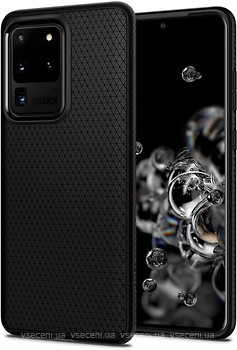 Фото Spigen Case Liquid Air for Samsung Galaxy S20 Ultra SM-G988 Matte Black (ACS00712)