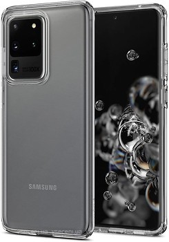 Фото Spigen Crystal Flex for Samsung Galaxy S20 Ultra SM-G980 Crystal Clear (ACS00745)