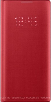Фото Samsung LED View Cover for Galaxy Note 10 SM-N970F Red (EF-NN970PREGRU)