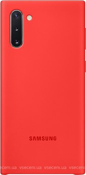 Фото Samsung Silicone Cover for Galaxy Note 10 SM-N970F Red (EF-PN970TREGRU)