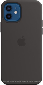 Фото Apple iPhone 12/12 Pro Silicone Case with MagSafe Black (MHL73ZE/A)