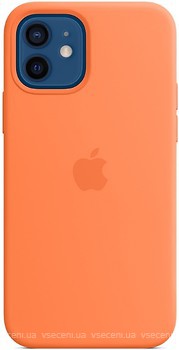 Фото Apple iPhone 12/12 Pro Silicone Case with MagSafe Kumquat (MHKY3ZE/A)
