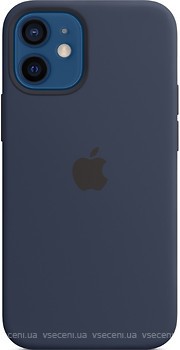 Фото Apple iPhone 12 mini Silicone Case with MagSafe Deep Navy (MHKU3ZE/A)