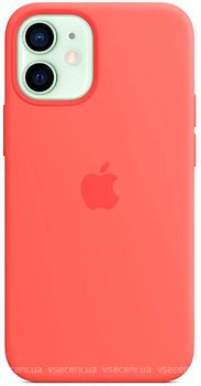 Фото Apple iPhone 12 mini Silicone Case with MagSafe Pink Citrus (MHKP3ZE/A)