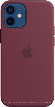 Фото Apple iPhone 12 mini Silicone Case with MagSafe Plum (MHKQ3ZE/A)