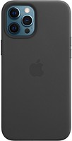 Фото Apple iPhone 12 Pro Max Leather Case with MagSafe Black (MHKM3ZE/A)