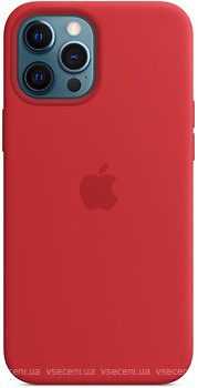 Фото Apple iPhone 12 Pro Max Silicone Case with MagSafe Red (MHLF3ZE/A)