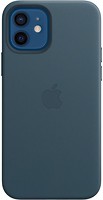 Фото Apple iPhone 12/12 Pro Leather Case with MagSafe Baltic Blue (MHKE3ZM/A)