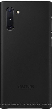 Фото Samsung Leather Cover for Galaxy Note 10 SM-N970F Black (EF-VN970LBEGRU)