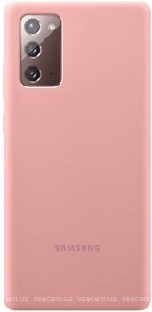 Фото Samsung Silicone Cover for Galaxy Note 20 SM-N980F Copper Brown (EF-PN980TAEGRU)