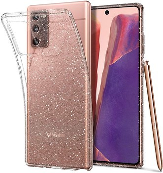 Фото Spigen Case Liquid Crystal Glitter for Samsung Galaxy Note 20 Crystal Quartz (ACS01416)