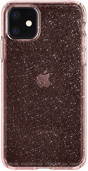 Фото Spigen Case Liquid Crystal Glitter for Apple iPhone 11 Rose Quartz (076CS27182)