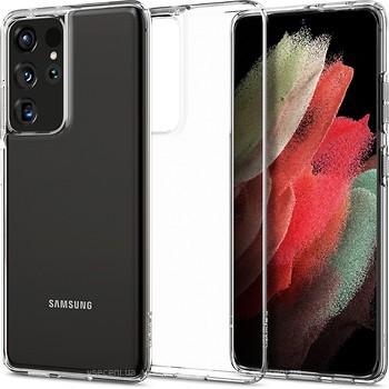 Фото Spigen Crystal Flex for Samsung Galaxy S21 Ultra SM-G998 Crystal Clear (ACS02378)