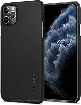 Фото Spigen Case Thin Fit for Apple iPhone 11 Pro Max Black (075CS27127)