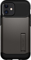 Фото Spigen Case Slim Armor for Apple iPhone 12 Mini Gunmetal (ACS01546)