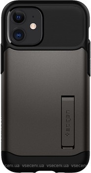 Фото Spigen Case Slim Armor for Apple iPhone 12 Mini Gunmetal (ACS01546)