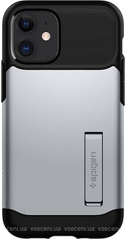 Фото Spigen Case Slim Armor for Apple iPhone 12 Mini Satin Silver (ACS01548)