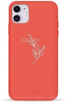 Фото Pump Silicone Minimalistic Case for Apple iPhone 11 Flower Branch (PMSLMN11-7/254)