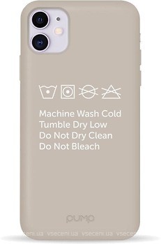 Фото Pump Silicone Minimalistic Case for Apple iPhone 11 Instruction (PMSLMN11-6/245)