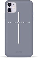 Фото Pump Silicone Minimalistic Case for Apple iPhone 11 Jesus Cristo (PMSLMN11-6/250)