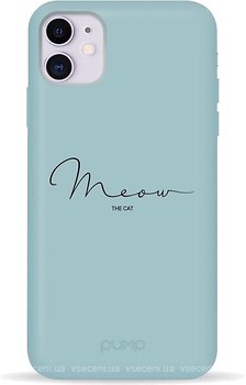 Фото Pump Silicone Minimalistic Case for Apple iPhone 11 Meow Blue (PMSLMN11-1/249)