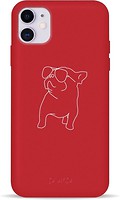 Фото Pump Silicone Minimalistic Case for Apple iPhone 11 Pug With (PMSLMN11-1/233)