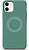 Фото Pump Silicone Minimalistic Case for Apple iPhone 12 Mini Circles on Green (PMSLMN12(5.4)-6/1731)