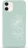 Фото Pump Silicone Minimalistic Case for Apple iPhone 12 Mini Floral (PMSLMN12(5.4)-7/231)