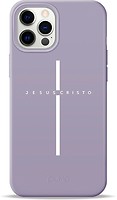 Фото Pump Silicone Minimalistic Case for Apple iPhone 12 Pro Max Jesus Cristo (PMSLMN12(6.7)-6/250)