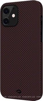 Фото Pitaka MagEZ Case Plain for Apple iPhone 12 Black/Red (KI1204M)