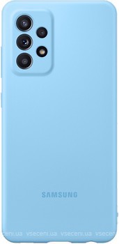 Фото Samsung Silicone Cover for Galaxy A72 SM-A725 Blue (EF-PA725TLEGRU)