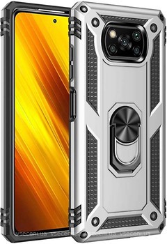 Фото BeCover Military Xiaomi Poco X3 Silver (705646)