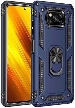 Фото BeCover Military Xiaomi Poco X3 Blue (705644)