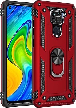 Фото BeCover Military Xiaomi Redmi Note 9/10X Red (705584)