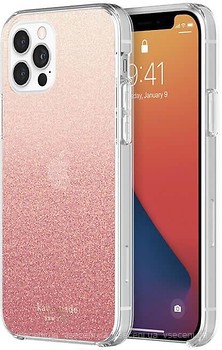 Фото Kate Spade Glitter Ombre Sunset for Apple iPhone 12/12 Pro Pink/Multi (KSIPH-153-GLOSN)