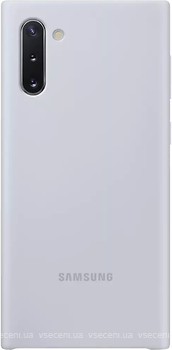 Фото Samsung Silicone Cover for Galaxy Note 10 SM-N970F Silver (EF-PN970TSEGRU)