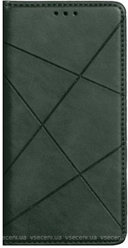 Фото Business Leather кожаный чехол-книжка Business Series Xiaomi Mi 10 зеленый